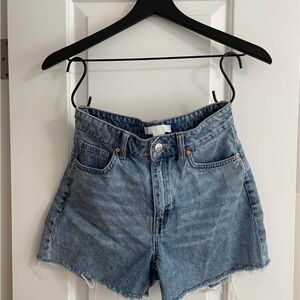 H&M Light Blue Denim Jean Shorts